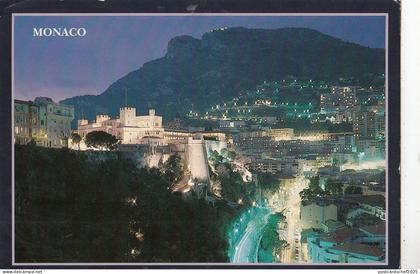 BF22402 le palais princier de nuit monaco  france  front/back image