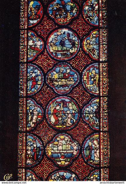 Bourges La Cathédrale Grand verriére "Un Mauvais Riche" ngl #D6793