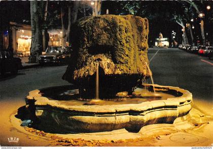 BR13675 Cours Mirabeau  Fontaine chaude Fontaine Thermale Aix en provence france