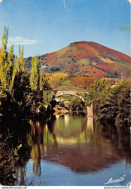 BR1709 France Le pont de Bidarray panorama
