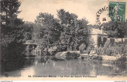 BR39096 Chalons sur marne le pont du cours d ormesson france TCV