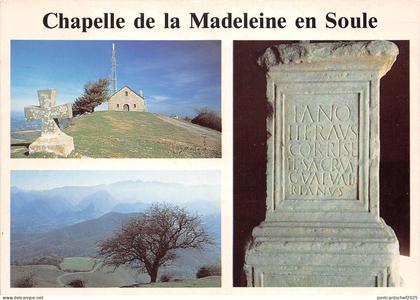 BR8908 Chapelle de la Madeleine en Soule vue sur la chapelle  france