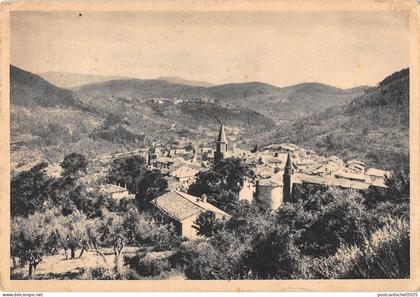 BT15271 Bargemon vue generale Ouest clabiers dans le lointain        France