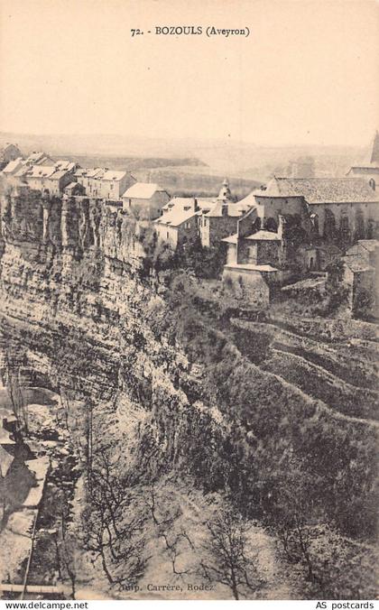 C251 France Bozouls General view vintage postcard