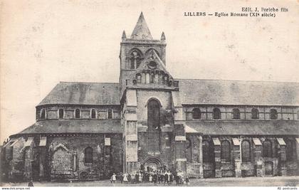 France Lillers Eglise Romane Church vintage postcard B970