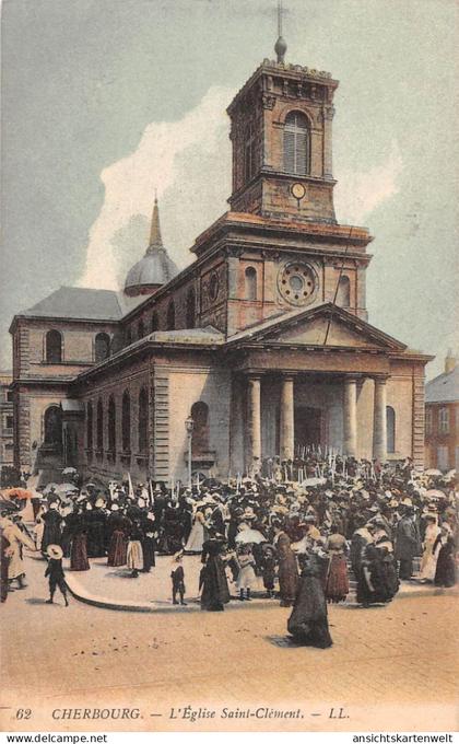 Frankreich 50 Cherbourg L`Eglise Saint-Clement ngl #198.335