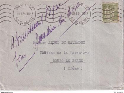 SA39k France, Paris, Vogue 1934 to Bourg-de-Peage, Castle cover