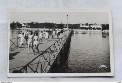 Cpsm 1953, Andernos les Bains, la jetée et le casino, Gironde 33