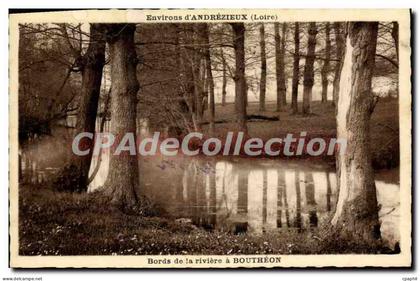 CPA Environs d'Andrezieux Bords de la Riviere a Boutheon