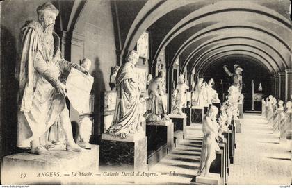 CPA Angers Galerie David d'Angers