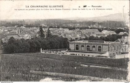 La Champagne Illustree - Panorama Maison Pommery Champagne - CPA