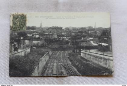 AA755, Cpa 1918, Angoulême, entrée du tunnel de la ligne Paris Bordeaux, Charente 16