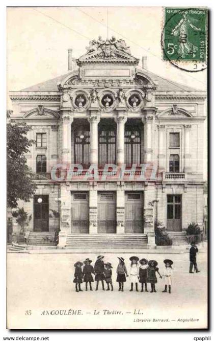 Angouleme - Le Theatre Enfants - CPA