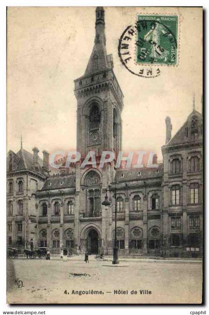 CPA Angouleme Hotel de Ville