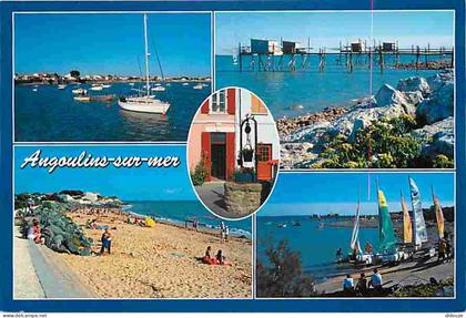 Carte Postale - 17 - Angoulins sur Mer - Multivues - Plage - Carrelets - CPM - Voir Scans Recto-Verso - Poscard - Carta