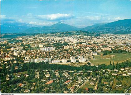 CPM Annemasse Haute Savoie Vue generale aerienne et les environs