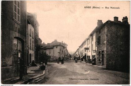 CPA   Carte Postale   France Anse Rue Nationale1909   VM107753