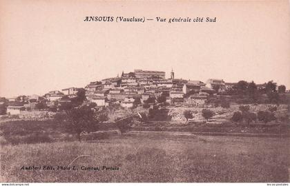 84 ANSOUIS VUE GENERALE COTE SUD