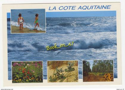 {59176} La Côte Aquitaine , multivues ; divers aspects