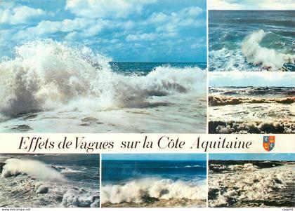 CPM Cote Aquitaine Effets de vagues
