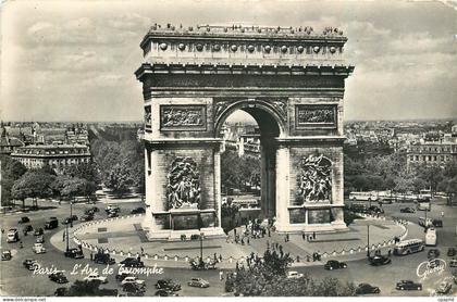 CPA Paris Arc de Triomphe