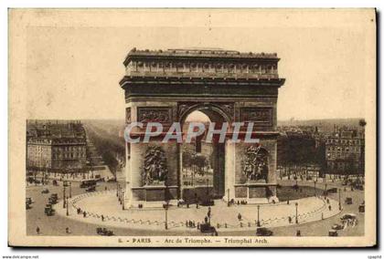 CPA Paris Arc de Triomphe