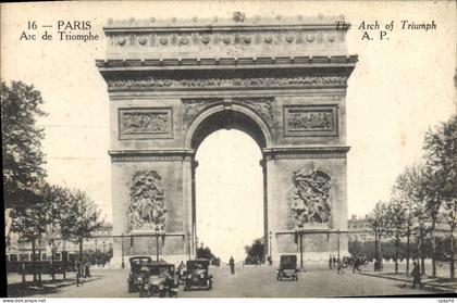 CPA Paris Arc de Triomphe