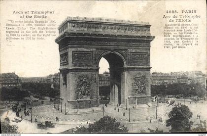 CPA Paris Arc de Triomphe