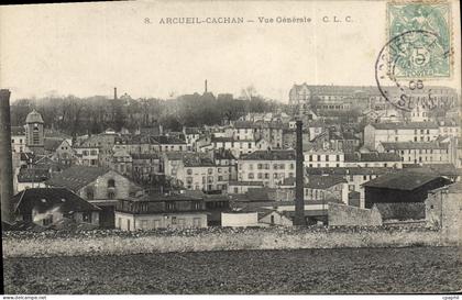 CPA Arcueil Cachan Vue Generale