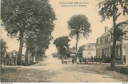 Carte Postale Ancienne - 62 - Ardres - L'Avenue de Pont d'Ardres - Animé - Carte Vierge - CPA - Voir Scans Recto-Verso -