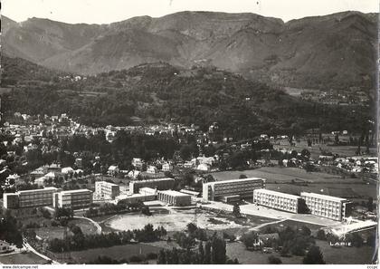 CPSM Argelès Gazost vue générale aérienne Lycee Climatique