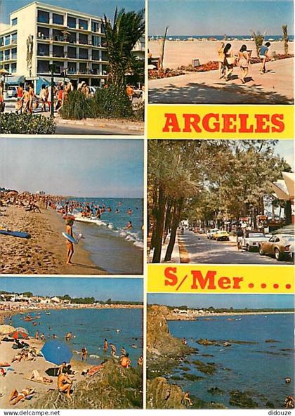 66 - Argelès sur Mer - Multivues - Automobiles - CPM - Voir Scans Recto-Verso
