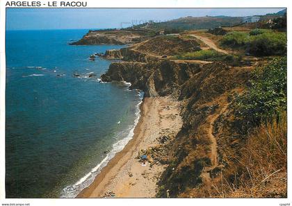 CPM Argeles sur Mer Le Racou sa Cote rocheuse