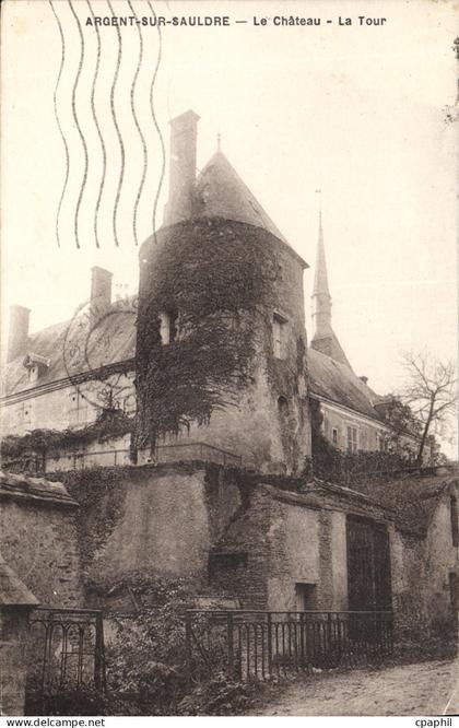 CPA ARGENT-SUR-SAULDRE le château