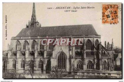 Argentan - Eglise Saint Martin - CPA