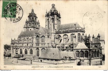 Argentan - L'Eglise Saint Germain - CPA