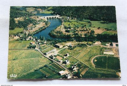 Cpm, Argentat, stade, piscine et barrage du Sablier, Corrèze 19