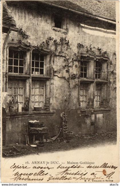 CPA Arnay-le-Duc Maison Gothique FRANCE (1374505)