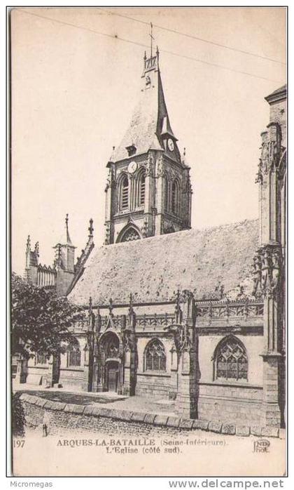 ARQUES-LA-BATAILLE - L'Eglise (côté sud)