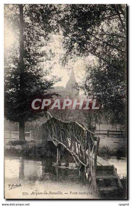 Arques la Bataille - Le Pont Rustique - CPA