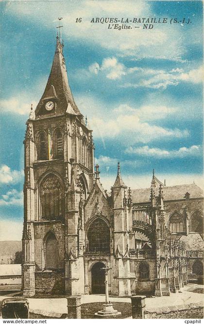 CPA Arques la Bataille (S I) L'Eglise