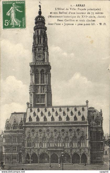 CPA Arras L'Hotel de Ville