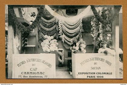 PARIS 01 : " 77 RUE RAMBUTEAU - PLUMES D'AUTRUCHES "