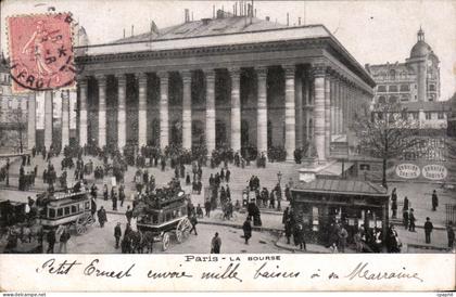 Paris - 2 - La Bourse - CPA