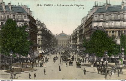 Paris CPA Avenue de l'Opera