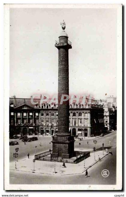 Paris CPA Colonne VEndome