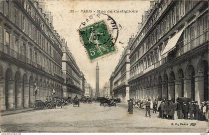 Paris CPA Rue de CAstiglione