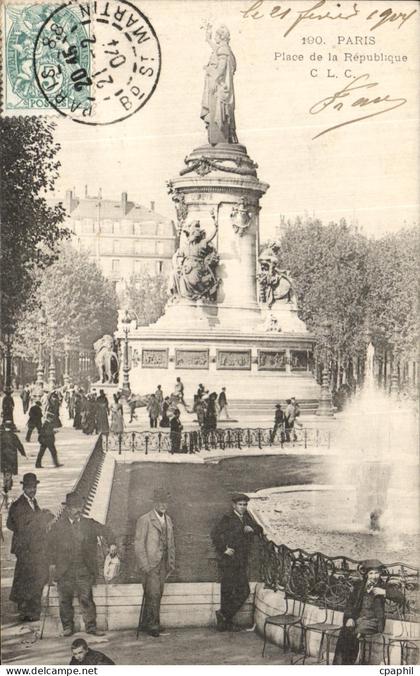 CPA Paris Place de la Republique