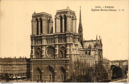 Paris CPA Eglise Notre DAme