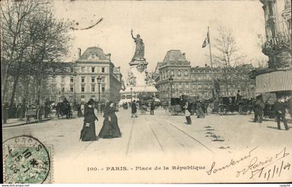 Paris CPA Place de la Republique